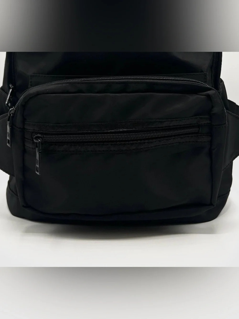 NWT Badgley Mischka Backpack. Nylon Backpack w Detachable Fanny Pack BMB-200 Blk